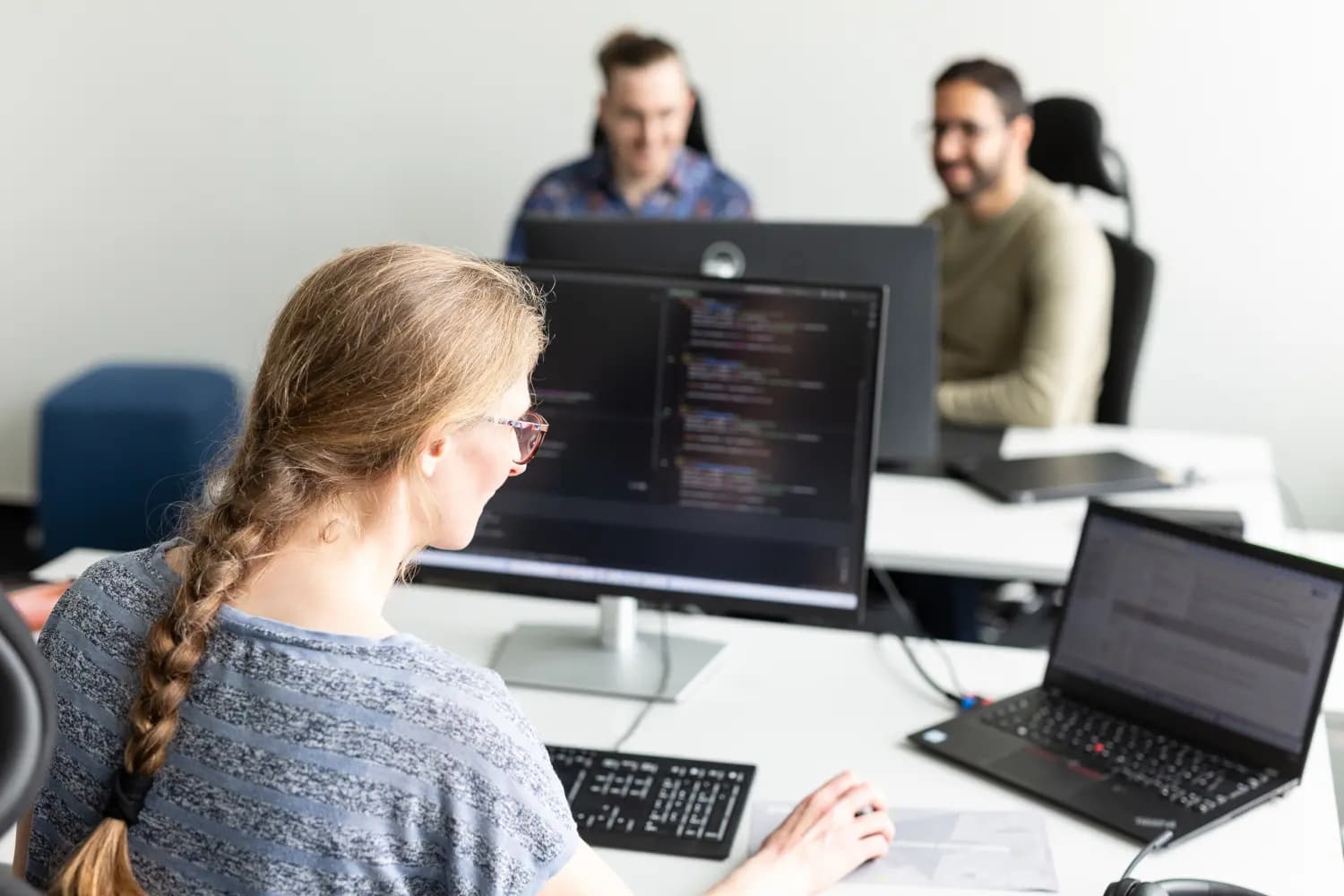 arbeitende Entwickler